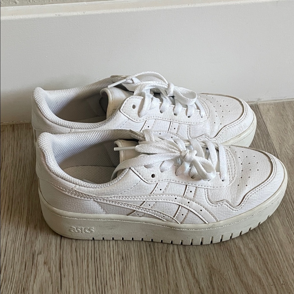 ASICS White JAPAN Platform Sneakers